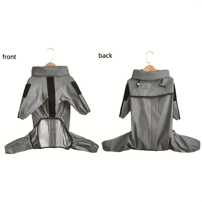 Imperméable Chien Réfléchissant - Technologie Luminescente pour Sécurité Nocturne