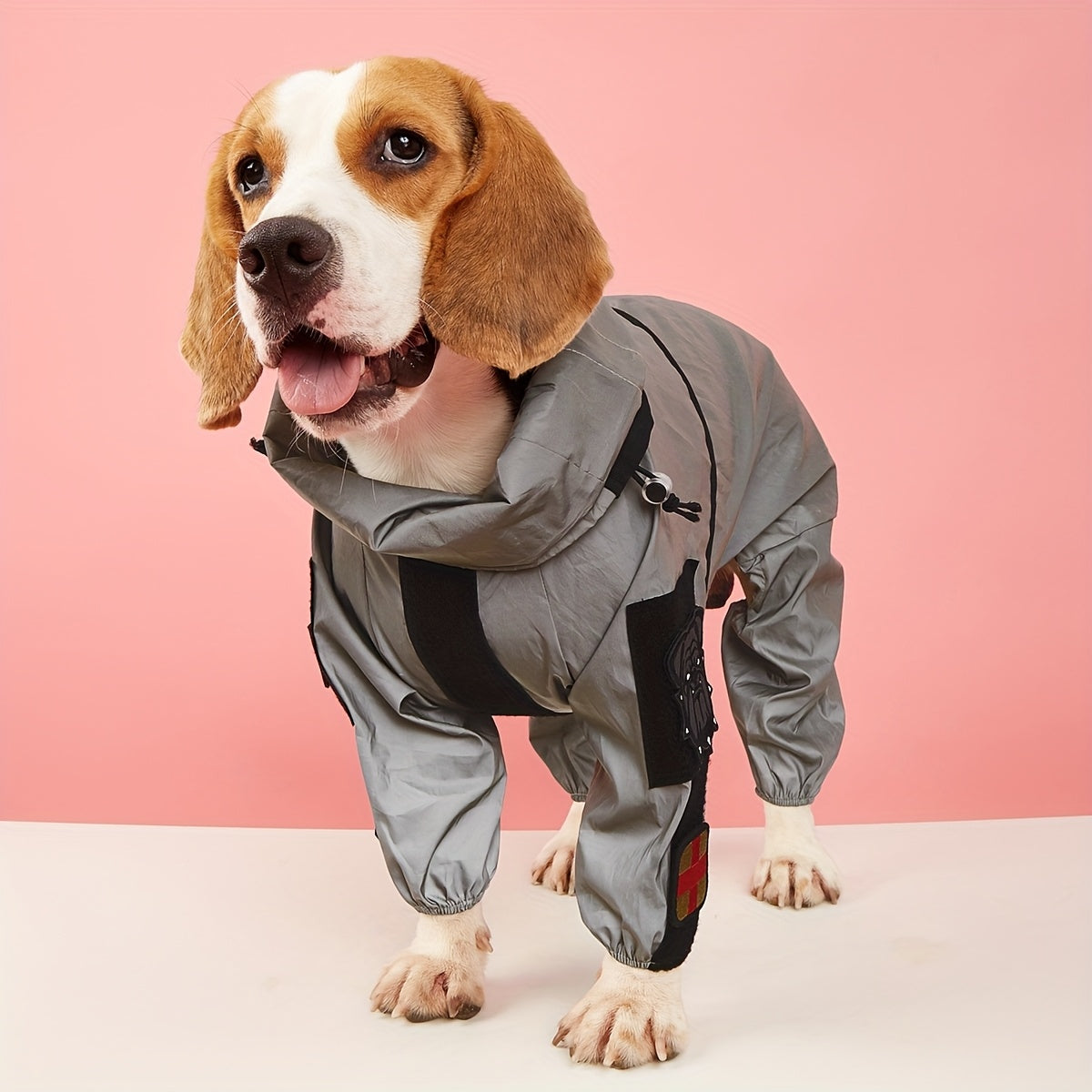 Imperméable Chien Réfléchissant - Technologie Luminescente pour Sécurité Nocturne