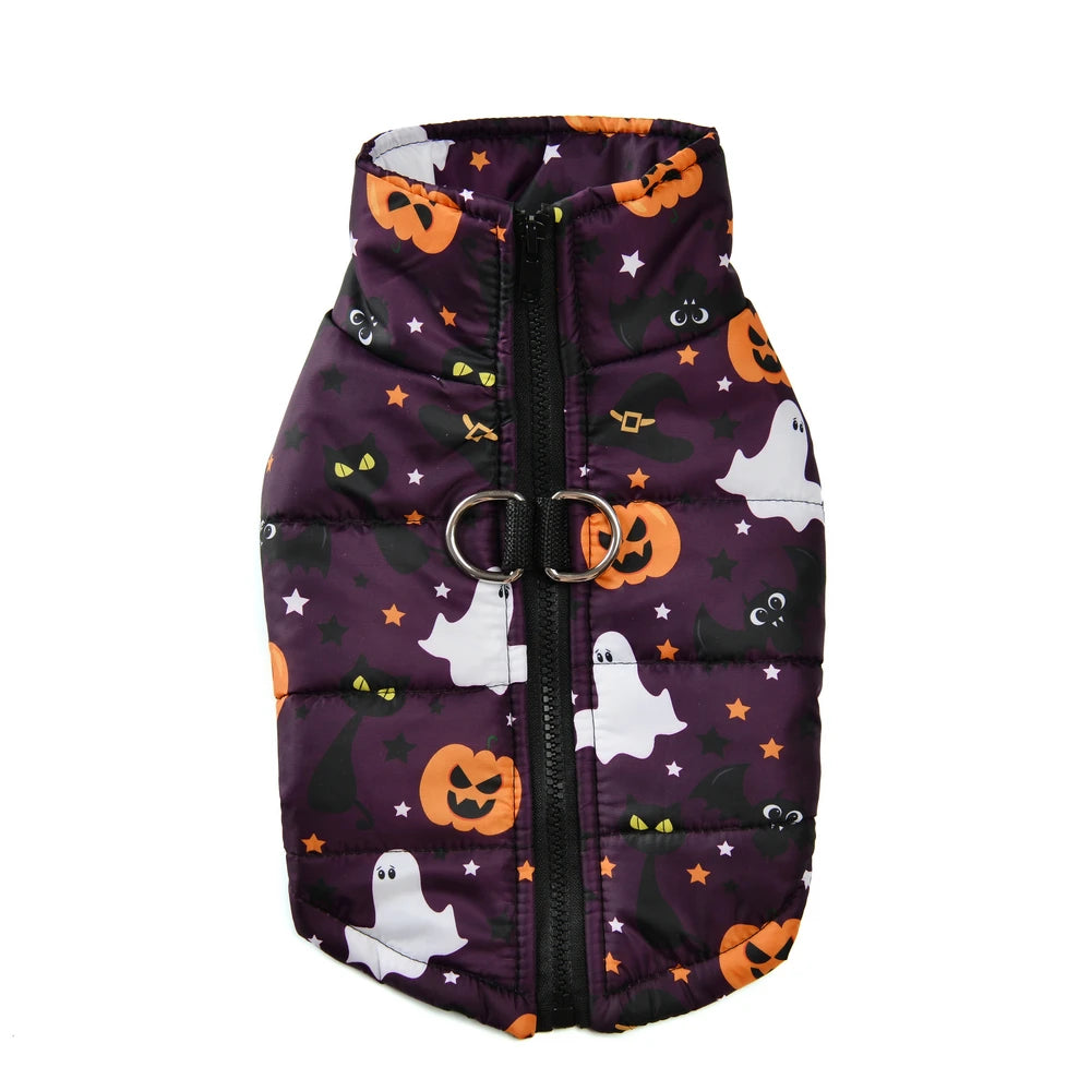 Veste Halloween Chien - Costume Festif Deux Pattes pour Petit et Moyen Chien
