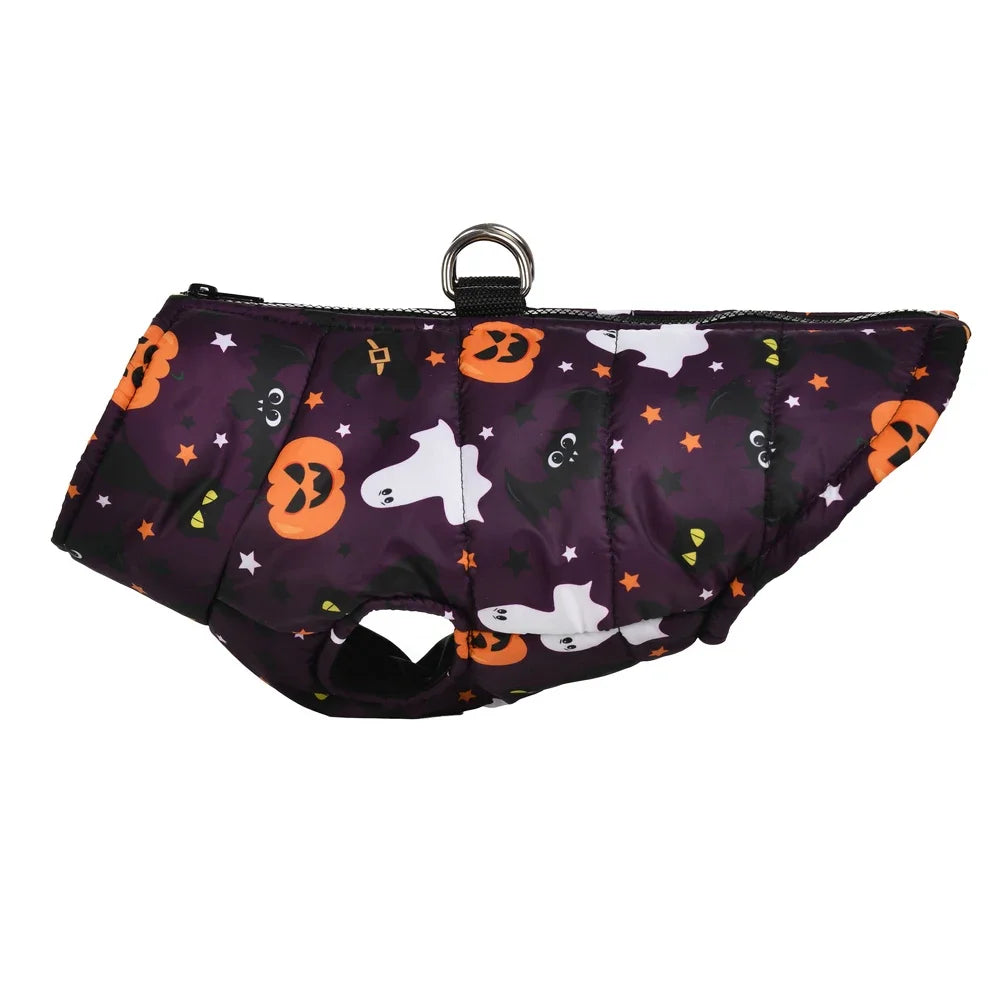 Veste Halloween Chien - Costume Festif Deux Pattes pour Petit et Moyen Chien