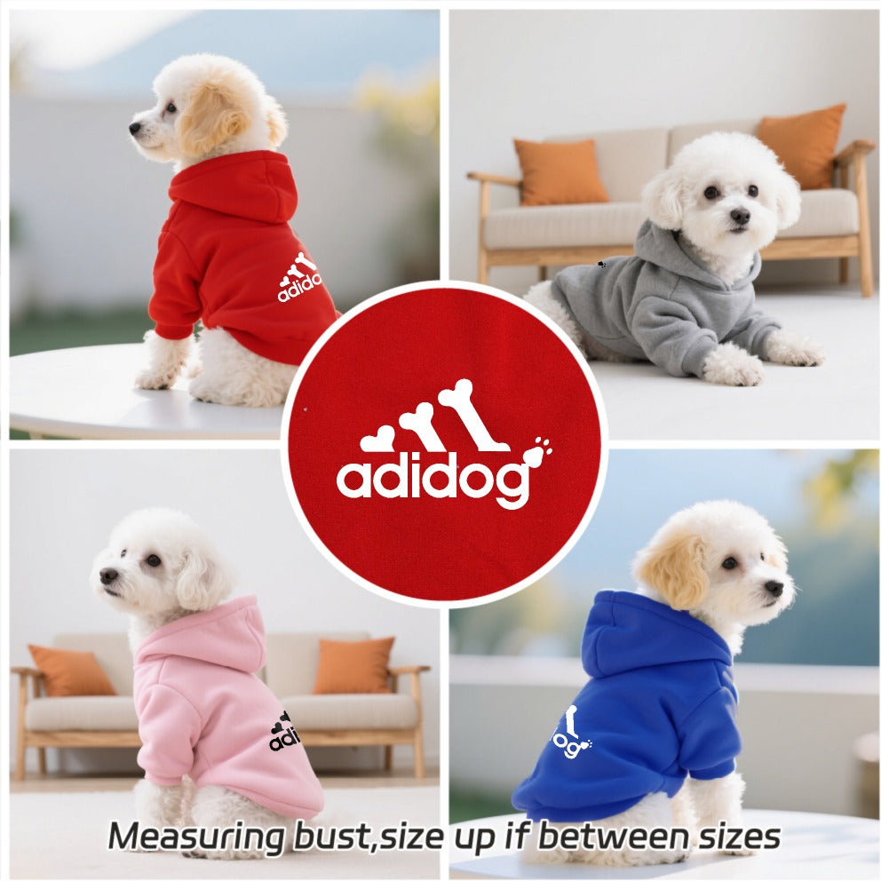 Hoodie Sport Chien - Sweat à Capuche Motifs Cœur Os et Pattes